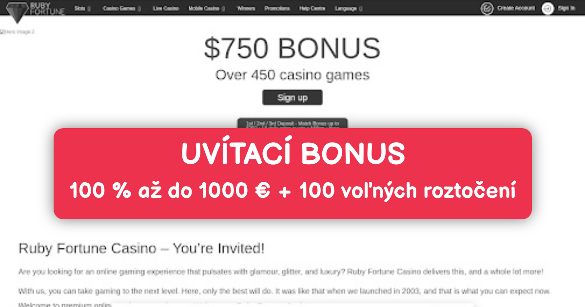 Ruby Fortune Slovensko